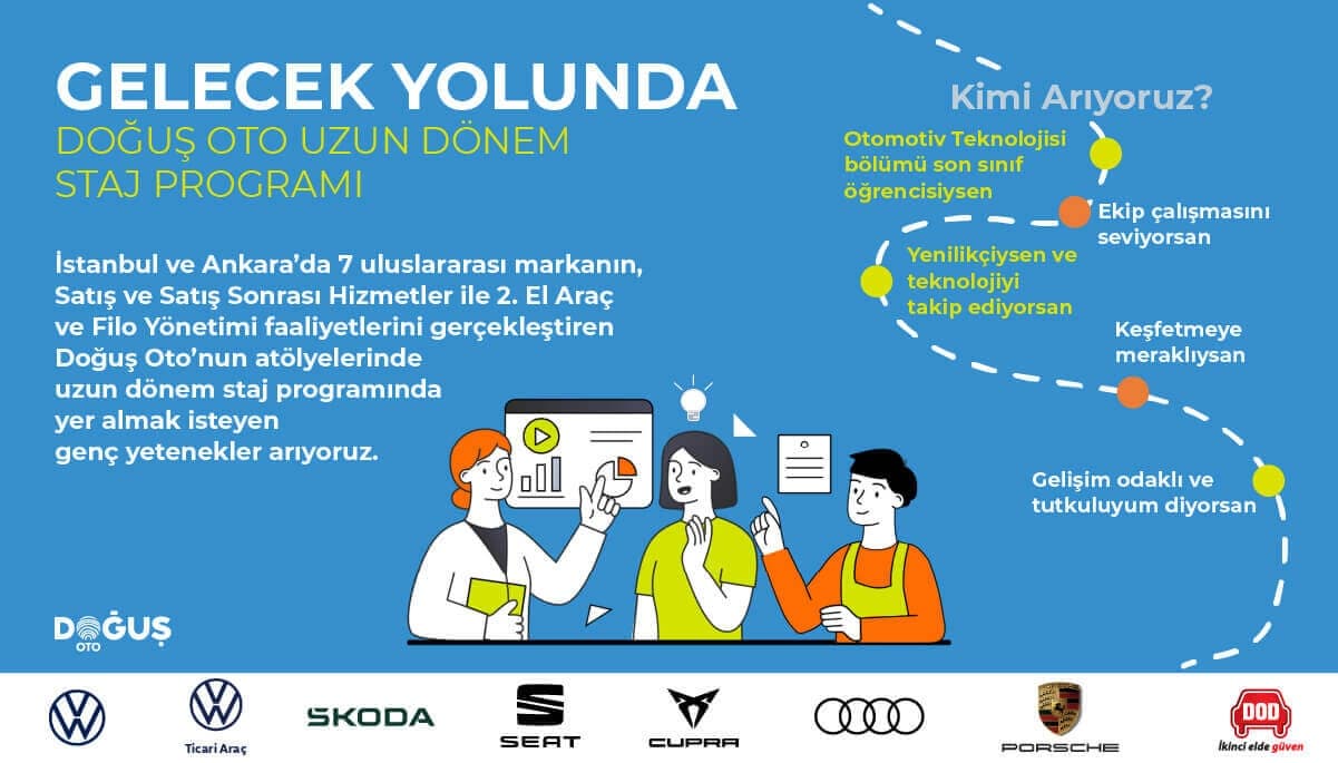Doğuş Oto Atölyede Uzun Dönem Staj Programı gorseli