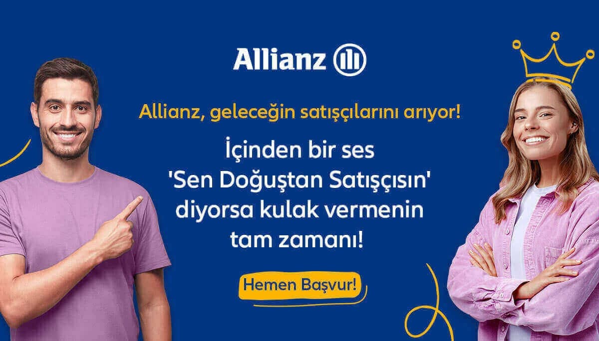Satış’ın Yıldızlarını Arıyoruz: Allianz'da Geleceğini Şe... ilan görseli