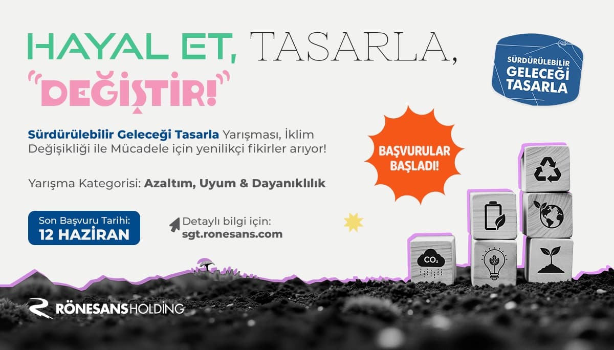 Sürdürülebilir Geleceği Tasarla Yarışması ilan görseli